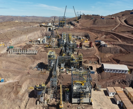 EPC Montaje y construcción planta concentradora y de espesado, Proyecto Arqueros